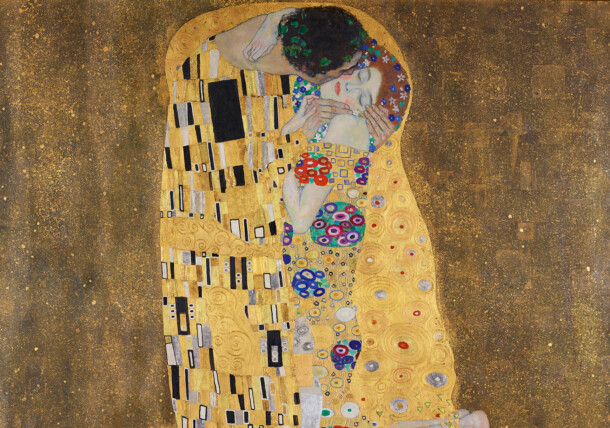     Painting Gustav Klimt "The Kiss / Belvedere